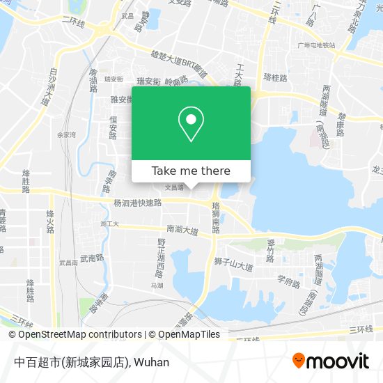 中百超市(新城家园店) map