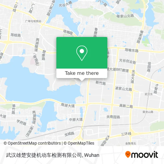 武汉雄楚安捷机动车检测有限公司 map
