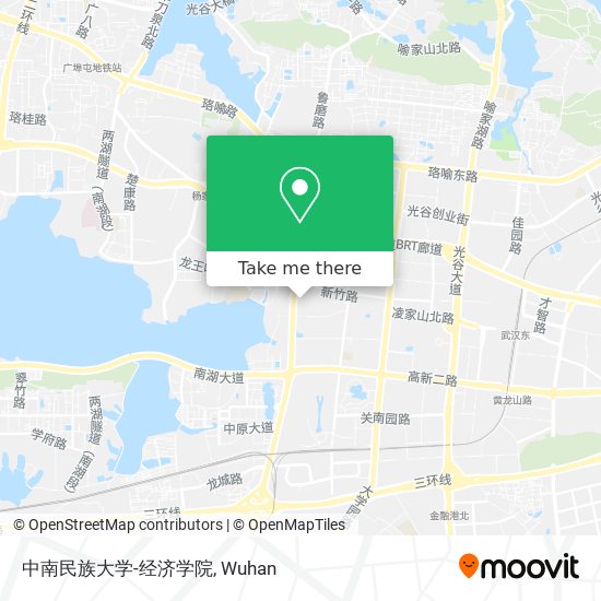 中南民族大学-经济学院 map