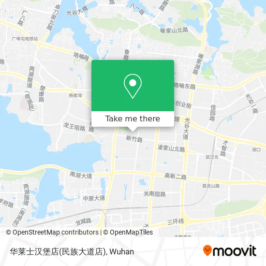 华莱士汉堡店(民族大道店) map