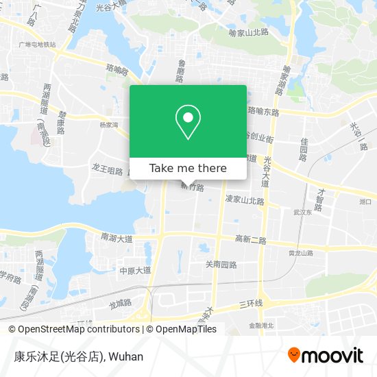 康乐沐足(光谷店) map