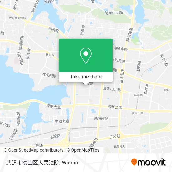 武汉市洪山区人民法院 map