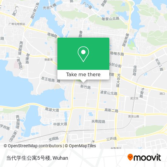 当代学生公寓5号楼 map