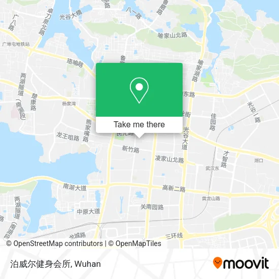 泊威尔健身会所 map