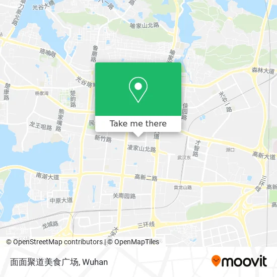 面面聚道美食广场 map