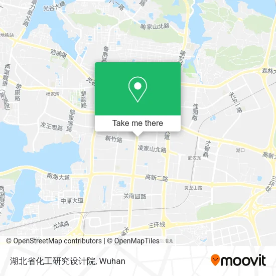 湖北省化工研究设计院 map