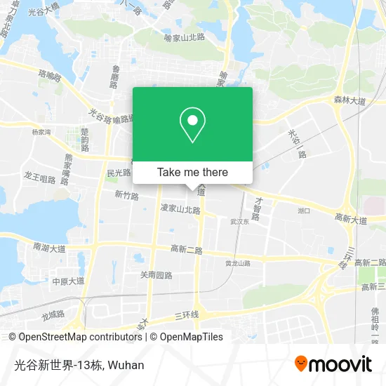 光谷新世界-13栋 map
