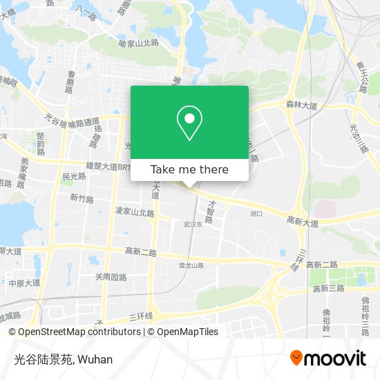 光谷陆景苑 map