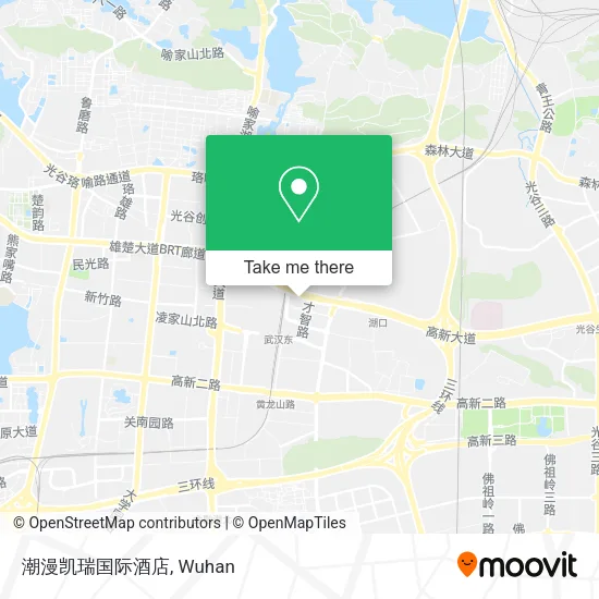 潮漫凯瑞国际酒店 map