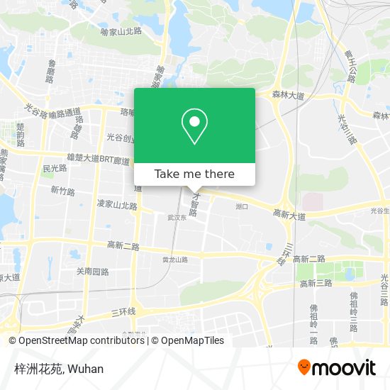 梓洲花苑 map