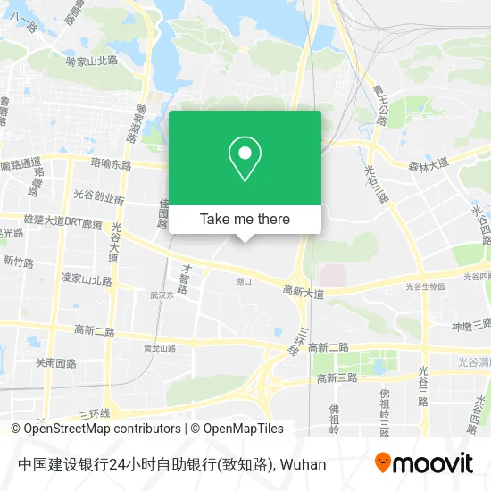 中国建设银行24小时自助银行(致知路) map