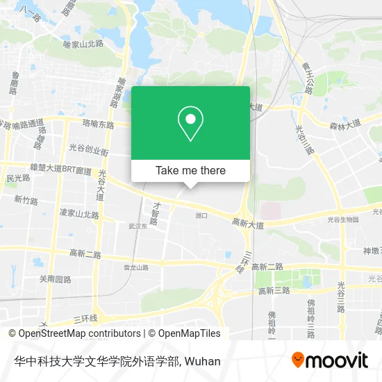 华中科技大学文华学院外语学部 map