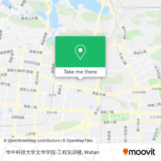 华中科技大学文华学院-工程实训楼 map