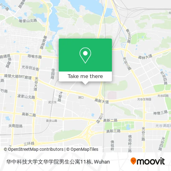华中科技大学文华学院男生公寓11栋 map