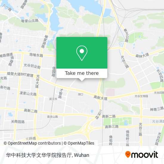 华中科技大学文华学院报告厅 map