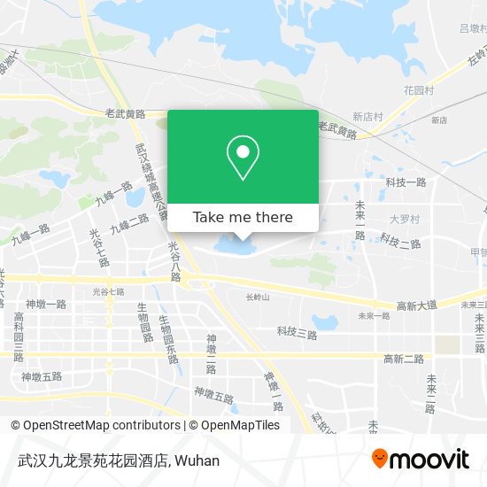 武汉九龙景苑花园酒店 map