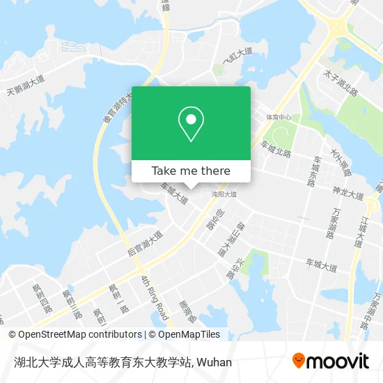 湖北大学成人高等教育东大教学站 map