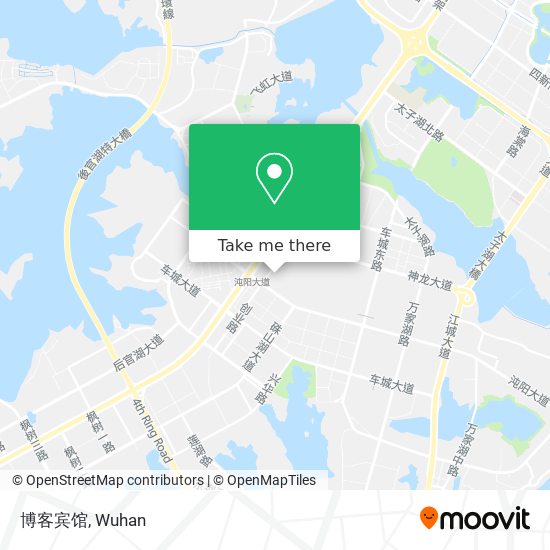 博客宾馆 map