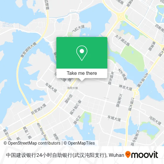 中国建设银行24小时自助银行(武汉沌阳支行) map