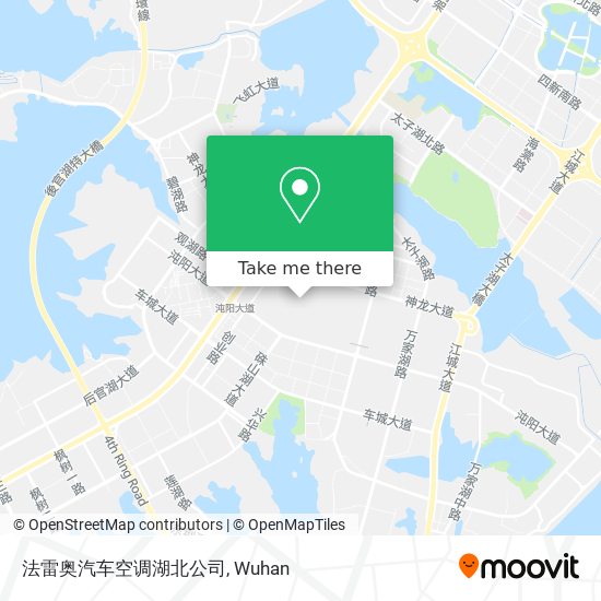 法雷奥汽车空调湖北公司 map