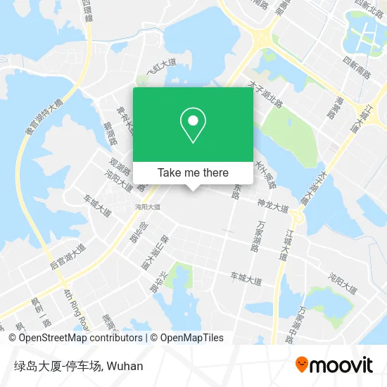 绿岛大厦-停车场 map