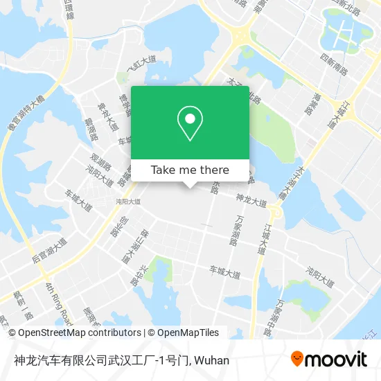 神龙汽车有限公司武汉工厂-1号门 map