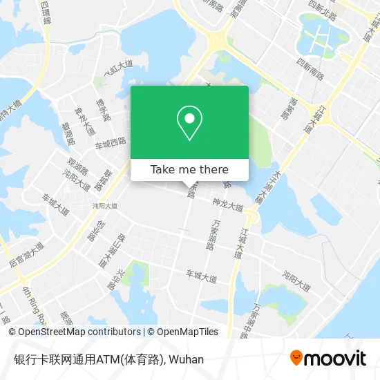 银行卡联网通用ATM(体育路) map