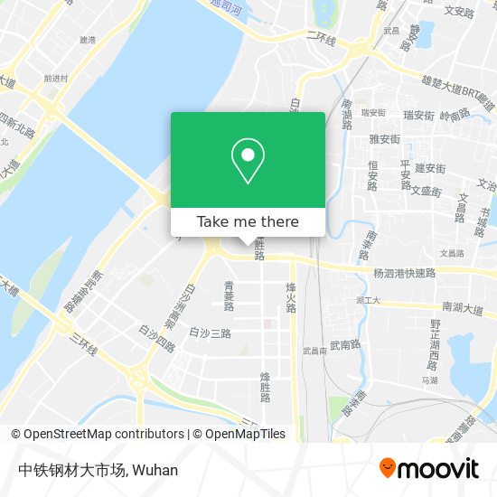 中铁钢材大市场 map