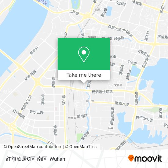 红旗欣居C区-南区 map