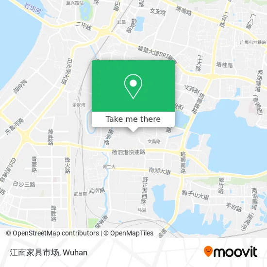 江南家具市场 map