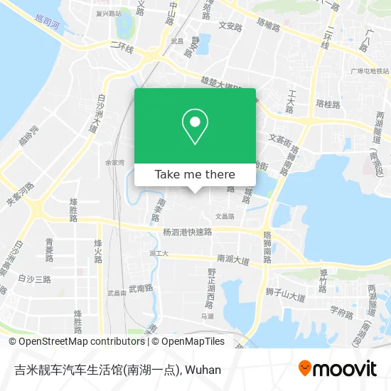 吉米靓车汽车生活馆(南湖一点) map