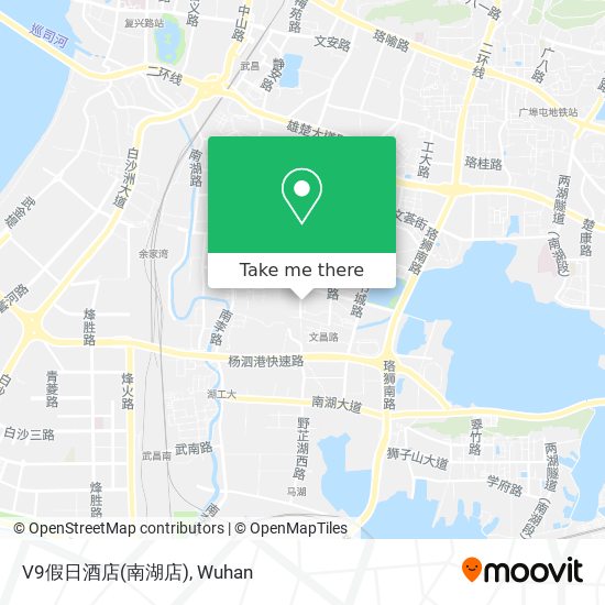 V9假日酒店(南湖店) map