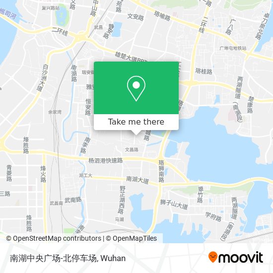南湖中央广场-北停车场 map