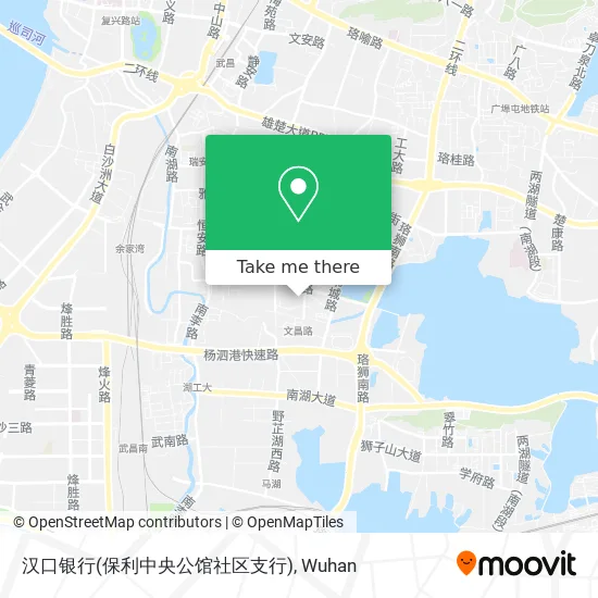 汉口银行(保利中央公馆社区支行) map