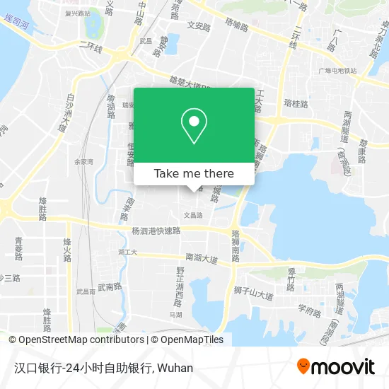 汉口银行-24小时自助银行 map