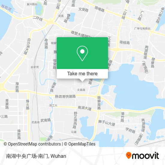 南湖中央广场-南门 map
