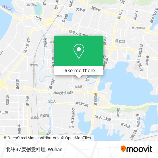 北纬37度创意料理 map
