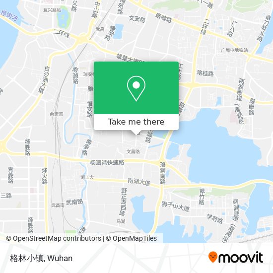 格林小镇 map