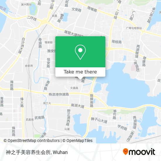 神之手美容养生会所 map