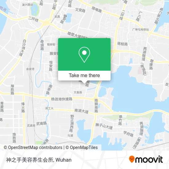 神之手美容养生会所 map