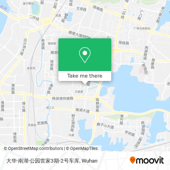 大华·南湖·公园世家3期-2号车库 map