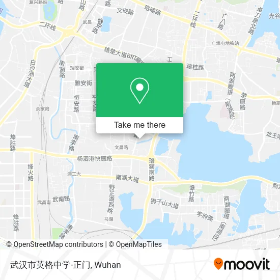 武汉市英格中学-正门 map