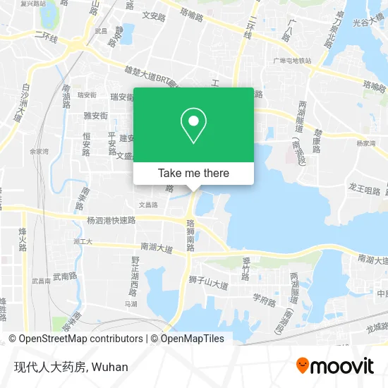 现代人大药房 map