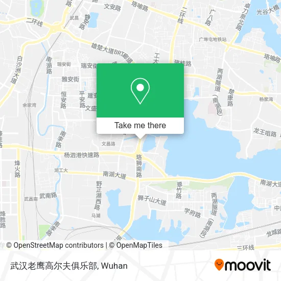 武汉老鹰高尔夫俱乐部 map