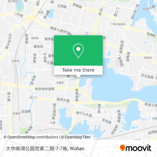 大华南湖公园世家二期-7-7栋 map