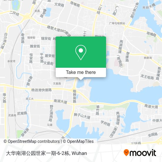 大华南湖公园世家一期-6-2栋 map