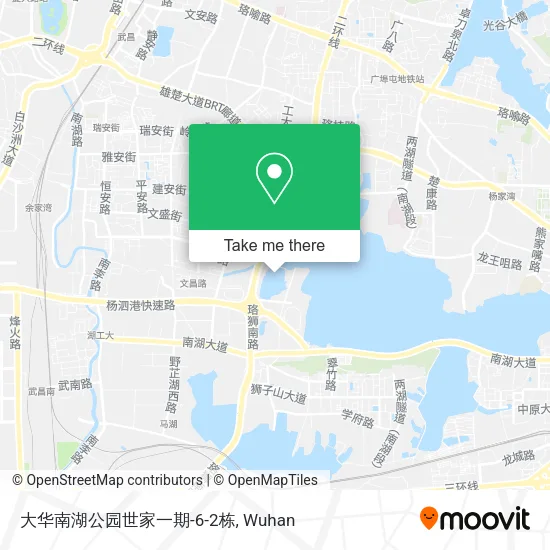 大华南湖公园世家一期-6-2栋 map