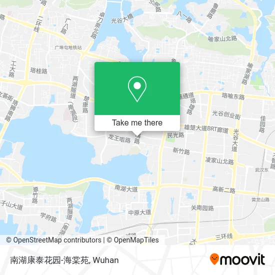 南湖康泰花园-海棠苑 map