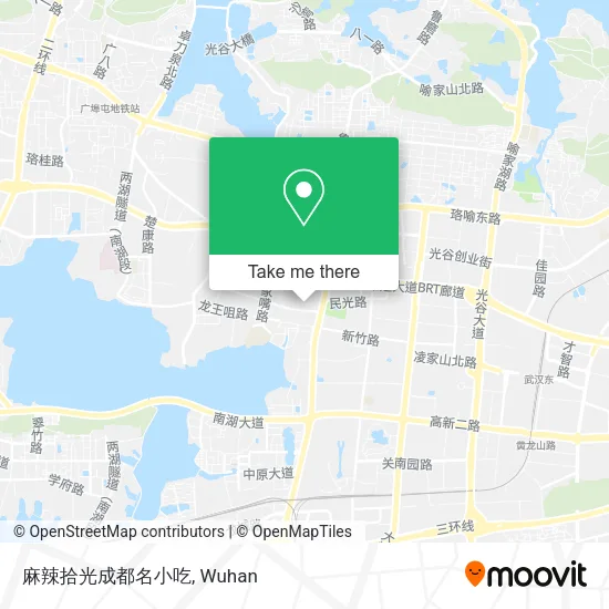 麻辣拾光成都名小吃 map