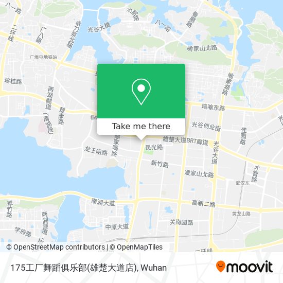 175工厂舞蹈俱乐部(雄楚大道店) map